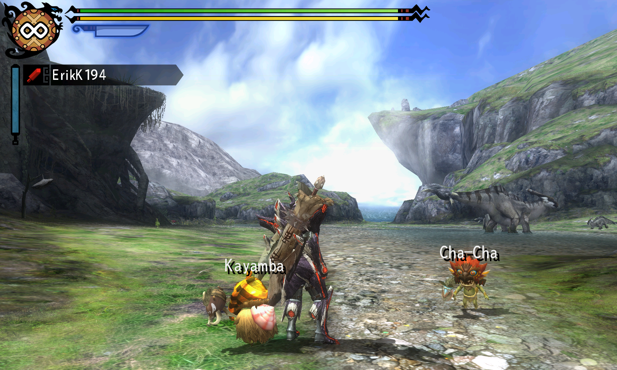 Deserted Island field scene with restored terrain, vegetation, and distant environment detail.